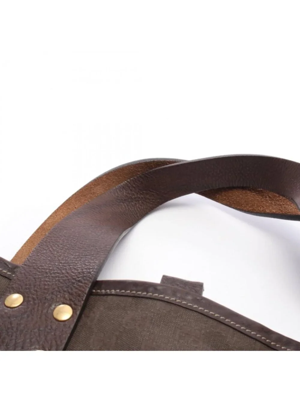Gucci Tote Large GG Canvas Dark Brown